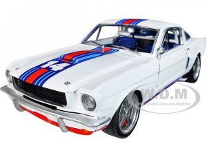 1965 Shelby GT350R Street Fighter #14 White with Red and Blue Stripes Le Mans