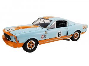 1965 Shelby GT350R #6 Light Blue with Orange Stripes Gulf Racing Tribute