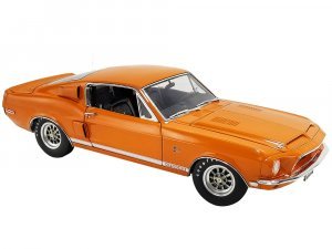 1968 Shelby GT500 KR Orange Metallic (WT Color Code 5107) with White Stripes