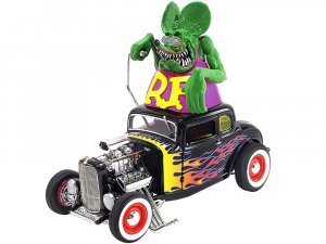 1932 Ford Blown 5 Window  with Rat Fink Figure