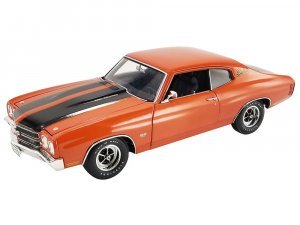 1970 Chevrolet Chevelle SS 454 LS6 Sunkist Orange with Black Hood Stripes