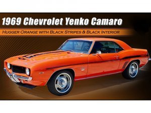 1969 Chevrolet Yenko Camaro  Hugger Orange w/ Black Stripes   w/ New 18 Rallye Wheels & Tires