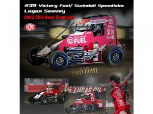 2023 #39 Victory Fuel  Swindell Speedlabs Midget Car - Logan Seavey - 2023 Chili Bowl Champion