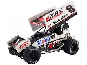 Winged Sprint Car #8 Aaron Reutzel Mobil 1 Roth Motorsports World of Outlaws (2022)