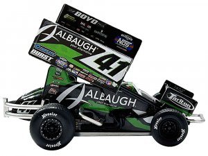 Winged Sprint Car #41 Carson Macedo Albaugh Jason Johnson Racing World of Outlaws (2024)