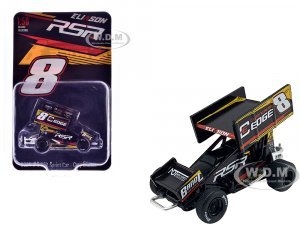 Winged Sprint Car #8 Cory Eliason Commercial Edge RSR High Limit Sprint Car Series (2024)