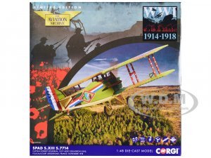 SPAD S.XIII Aircraft Captain Robert Soubiran 103rd Aero Squadron USAS Foucaucourt Aerodrome France (1918) United States Army Air Service The Aviation Archive Series