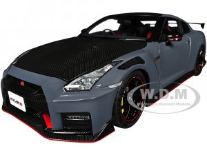 2022 Nissan GT-R (R35) Nismo Special Edition RHD (Right Hand Drive) Nismo Stealth Gray with Carbon Hood and Top