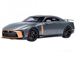 Nissan GT-R50 By ItalDesign Goodwood Version Liquid Kinetic Gray Metallic with Gold Accents