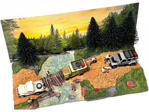Overland Off Road Resin Diorama for  Scale Models by American Diorama