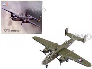 North American B-25B Mitchell Bomber Aircraft Whirling Dervish 34 Bomber Squadron 17th Bomber Group United States Air Force 1/72