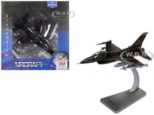 Lockheed F-16 Fighting Falcon Fighter Aircraft Wraith 64th Aggressor Squadron Nellis AFB (2020) United States Air Force Collector Series 1/100