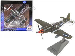 North American P-51D Mustang Fighter Aircraft Old Crow Capt. C.E. Bud Anderson 357th FG 363rd FS Collector Series 1/72