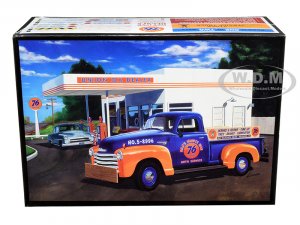 1950 Chevrolet 3100 Pickup Truck Union 76 2 in 1 Kit (Skill 2) 1/25 Scale Model by AMT
