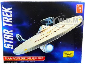 U.S.S. Enterprise NCC-1701 Refit Starship Star Trek 1/537 Scale Model by AMT