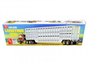 Wilson Livestock Van Trailer 1/25 Scale Model by AMT