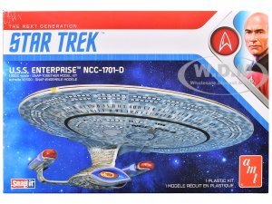 U.S.S. Enterprise NCC-1701-D Space Ship Star Trek: The Next Generation (1987) TV Series Scale Model by AMT