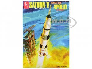Saturn V Rocket and Apollo Spacecraft 1/200 Scale Model by AMT
