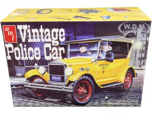 1927 Ford T Vintage Police Car 1 25 Scale Model by AMT
