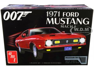 1971 Ford Mustang Mach 1 (James Bond 007) Diamonds are Forever (1971) Movie 1/25 Scale Model by AMT