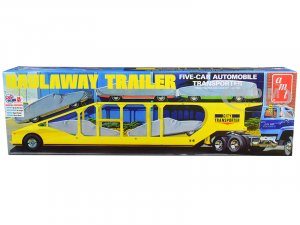 Haulaway Trailer Five-Car Automobile Transporter 1/25 Scale Model by AMT