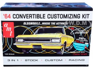 1964 Oldsmobile Cutlass F-85 Convertible 3-in-1 Kit 1/25 Scale Model by AMT