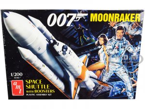 Space Shuttle with Boosters Moonraker (1979) Movie (James Bond 007) 1/200 Scale Model by AMT