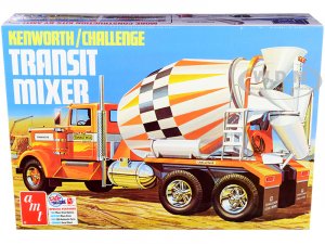 Kenworth   Challenge Transit Cement Mixer Truck 1 25 Scale Model by AMT
