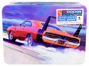 1969 Dodge Charger Daytona USPS (United States Postal Service) Themed Collectible Tin 1/25 Scale Model by AMT