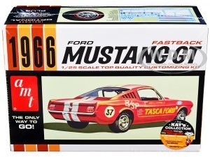 1966 Ford Mustang GT Fastback 1/25 Scale Model by AMT