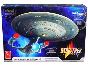 U.S.S. Enterprise NCC-1701-C Space Ship Star Trek: The Next Generation (1987) TV Series 1 1400 Scale Model by AMT