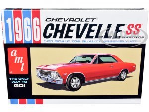 1966 Chevrolet Chevelle SS Hardtop 1 25 Scale Model by AMT