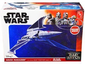 Havoc Marauder Space Ship Star Wars: The Bad Batch (2021-Current) TV Series 1 144 Scale Model by AMT
