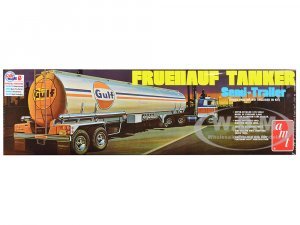 Fruehauf Tanker Trailer Gulf Oil 1/25 Scale Model by AMT