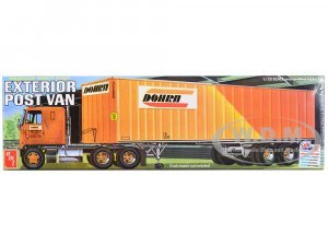 Fruehauf Forty Foot Exterior Post Van Trailer Dohrn Transfer Co. 1/25 Scale Model by AMT