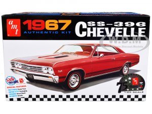1967 Chevrolet Chevelle SS 396 AMT Celebrating 75 Years 1 25 Scale Model by AMT