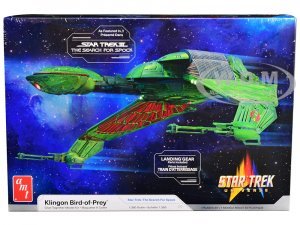 Klingon Bird-of-Prey Spacecraft Star Trek III: The Search For Spock (1984) Movie 1 350 Scale Model by AMT
