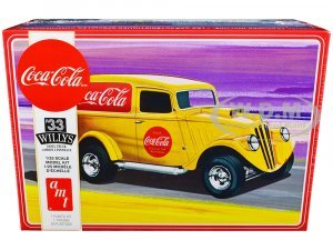 1933 Willys Panel Truck Coca-Cola 1/25 Scale Model by AMT