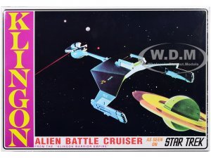 Klingon Warrior Empire Alien Battle Cruiser Star Trek (1966-1969) TV Series 1 650 Scale Model by AMT