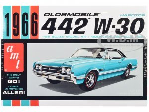 1966 Oldsmobile 442 W-30 Hardtop 1/25 Scale Model by AMT