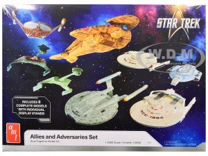 Allies and Adversaries Space Ship Set Star Trek Franchise Scale Model by AMT