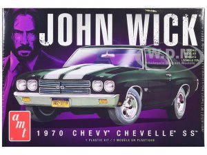 1970 Chevrolet Chevelle SS John Wick (2014) Movie 1/25 Scale Model by AMT