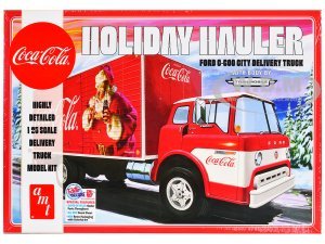 Ford C-600 City Delivery Truck Holiday Hauler - Coca-Cola Scale Model by AMT