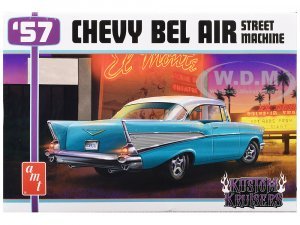 1957 Chevrolet Bel Air Street Machine Kustom Kruisers Scale Model by AMT