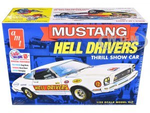 1977 Ford Mustang Hell Drivers Thrill Show Car Scale Model by AMT
