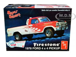 1978 Ford 4x4 Pickup Truck Firestone Super Stones 1/25 Scale Model by AMT