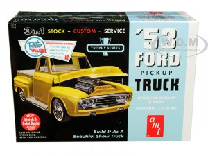1953 Ford Pickup Truck Trophy Series 3 in 1 Kit 1 25 Scale Model by AMT