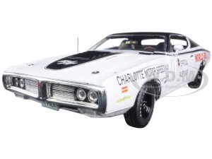 1971 Dodge Charger White Charlotte Motor Speedway World 600 Pace Car