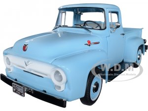1956 Ford F-100 Mild Custom Pickup Truck Diamond Blue