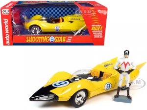Shooting Star #9 Yellow and Racer X Figurine Speed Racer Anime Series